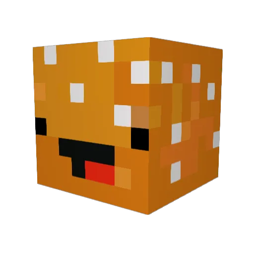 Blackhawk12345 Minecraft avatar head, 3D render