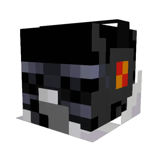 Blackhawk1605 Minecraft avatar head, 3D render