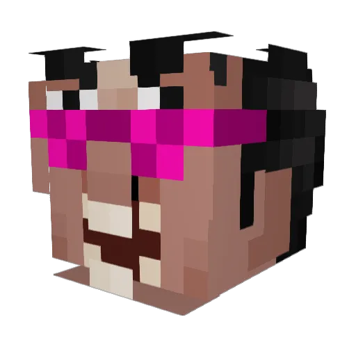 Blackhawk96 Minecraft avatar head, 3D render