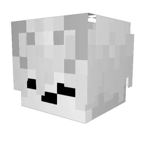 Blackhole8888 Minecraft avatar head, 3D render