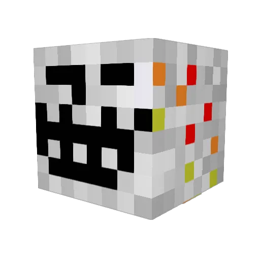 Blackjack1705 Minecraft avatar head, 3D render