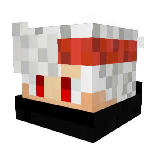 Blackjack94 Minecraft avatar head, 3D render