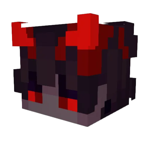 Blackmamba003 Minecraft avatar head, 3D render