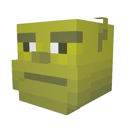Blackman6022 Minecraft avatar head, 3D render