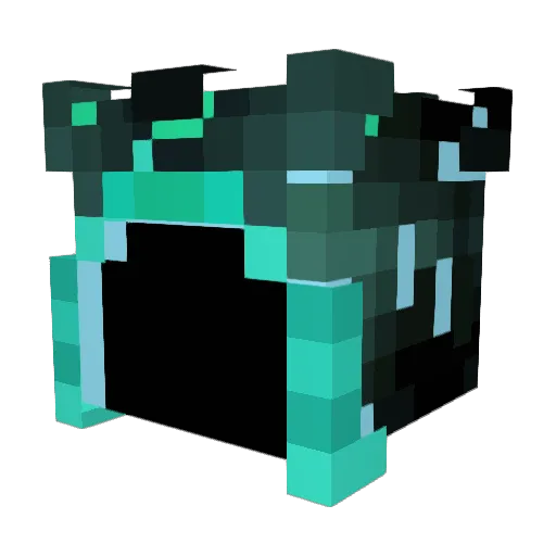 Blackmatter1 Minecraft avatar head, 3D render