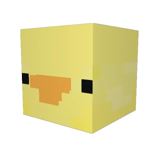 Blackneko1 Minecraft avatar head, 3D render