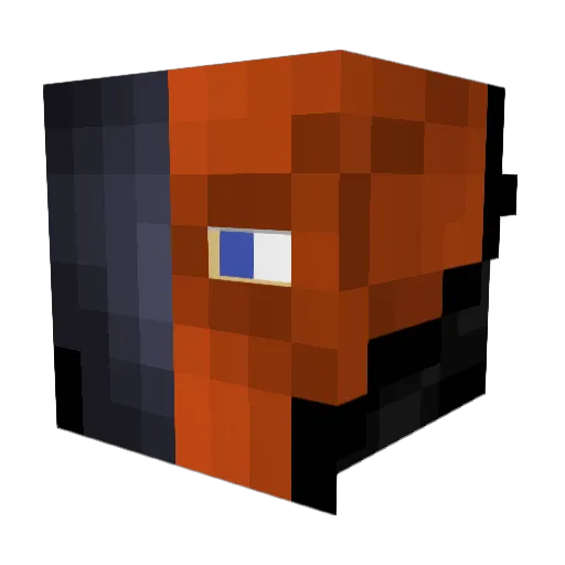Blackops3OP Minecraft avatar head, 3D render