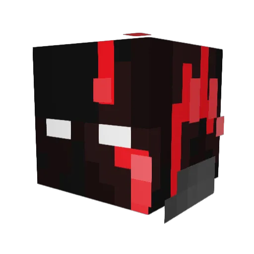 Blackout2011 Minecraft avatar head, 3D render