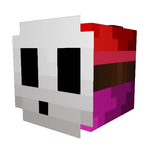 Blackout_64 Minecraft avatar head, 3D render
