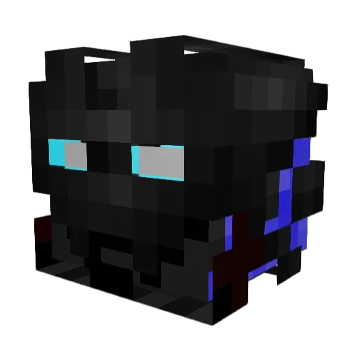 Blackpanter_96 Minecraft avatar head, 3D render