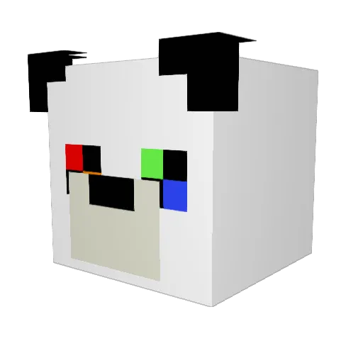 Blacks0ul0 Minecraft avatar head, 3D render