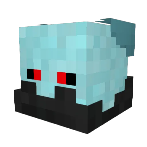 Blackshadow5738 Minecraft avatar head, 3D render