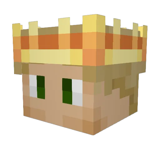 Blackshaun Minecraft avatar head, 3D render