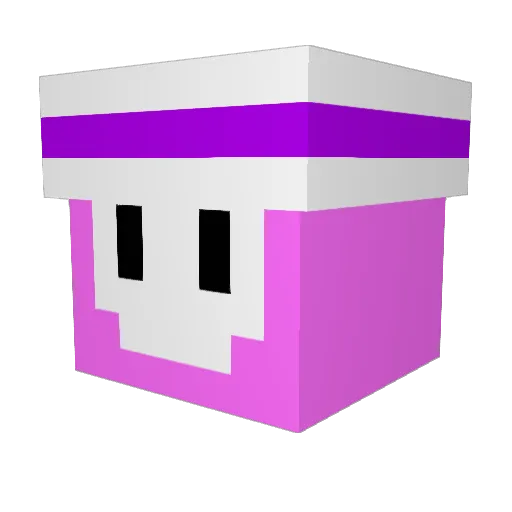 Blackskeleton05 Minecraft avatar head, 3D render