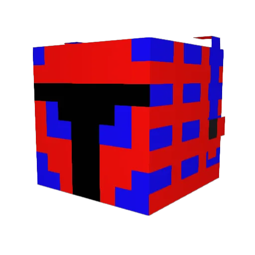 Blacksmithi5 Minecraft avatar head, 3D render