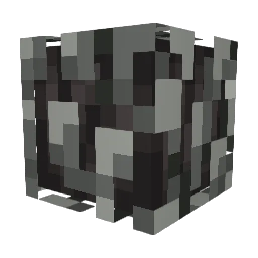 Blacksoda1 Minecraft avatar head, 3D render