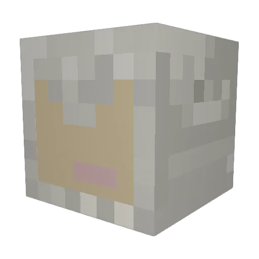 Blacktides1337 Minecraft avatar head, 3D render