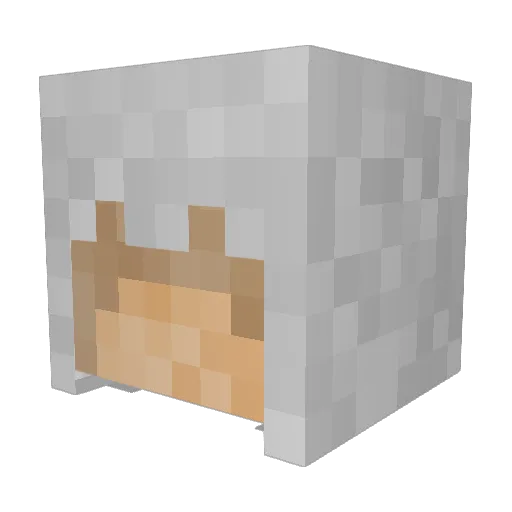 Blackvanjack1 Minecraft avatar head, 3D render