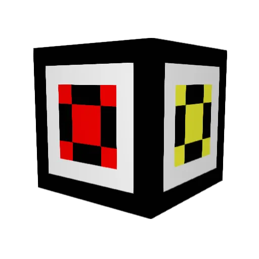 Blackwind Minecraft avatar head, 3D render