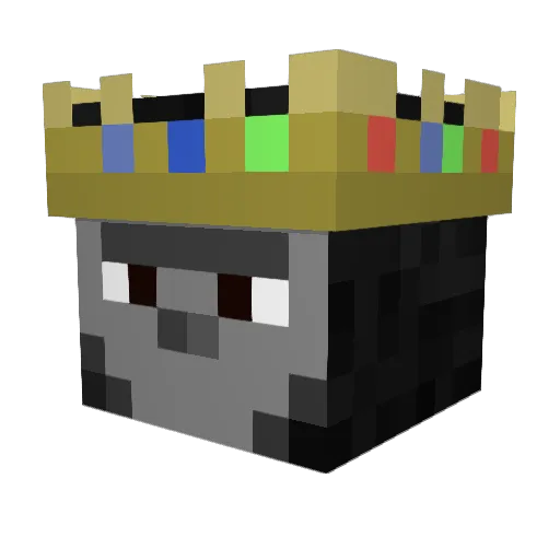 Blackwindow69 Minecraft avatar head, 3D render