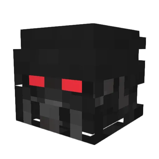 Blackwing335 Minecraft avatar head, 3D render