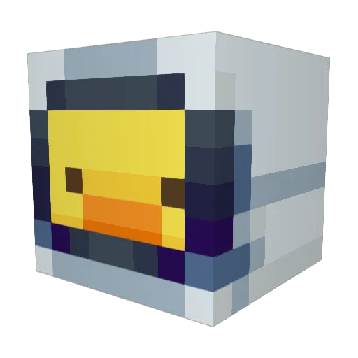 Blackwolf800 Minecraft avatar head, 3D render
