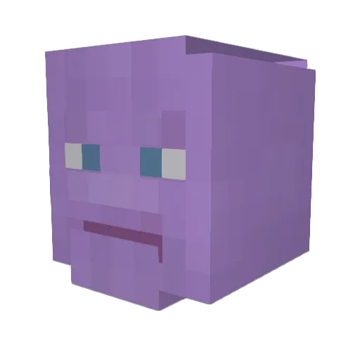 Blackwolf_84 Minecraft avatar head, 3D render