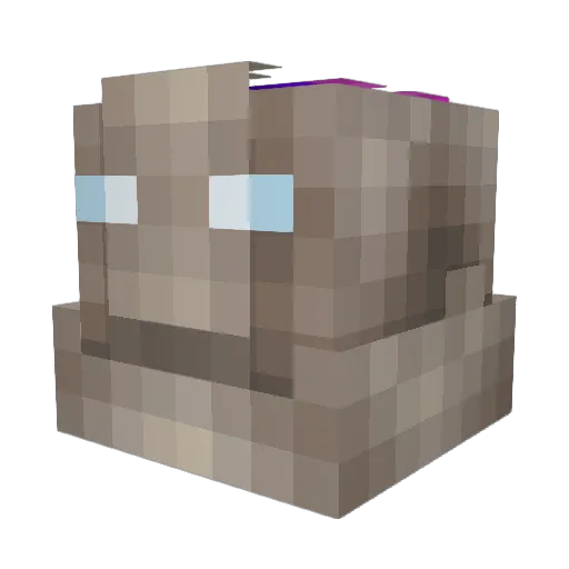 Blacky30 Minecraft avatar head, 3D render