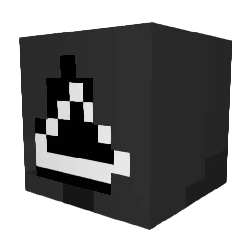 BlackySheep Minecraft avatar head, 3D render