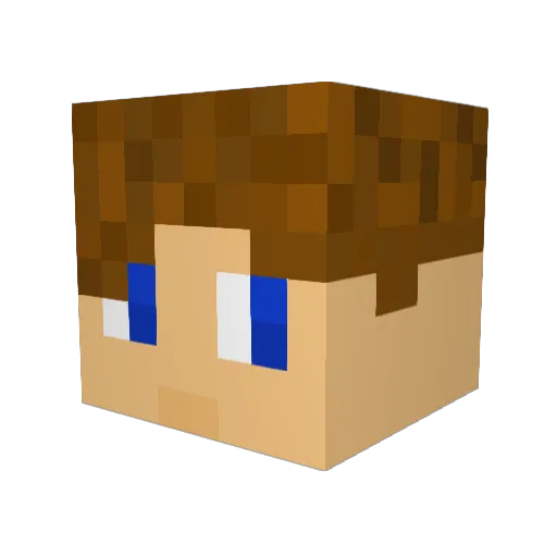 Blad32012 Minecraft avatar head, 3D render
