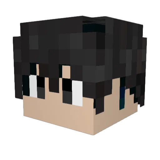 Blade1018 Minecraft avatar head, 3D render