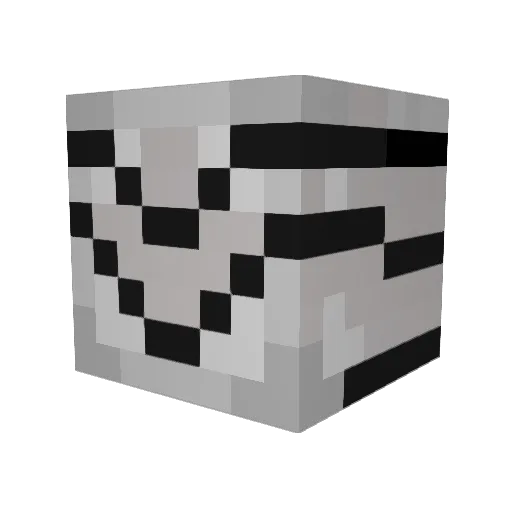 Blade222 Minecraft avatar head, 3D render