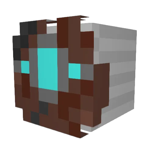 Blade343 Minecraft avatar head, 3D render