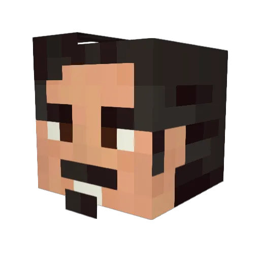 Blade67 Minecraft avatar head, 3D render