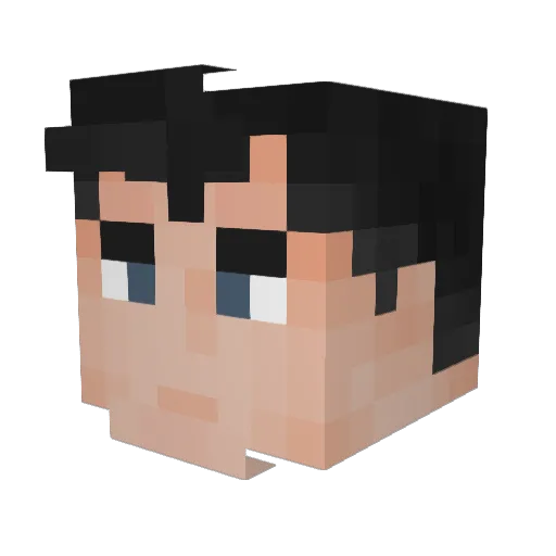 BladeBlade_ Minecraft avatar head, 3D render