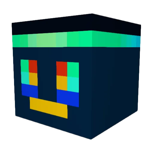BladeDee Minecraft avatar head, 3D render