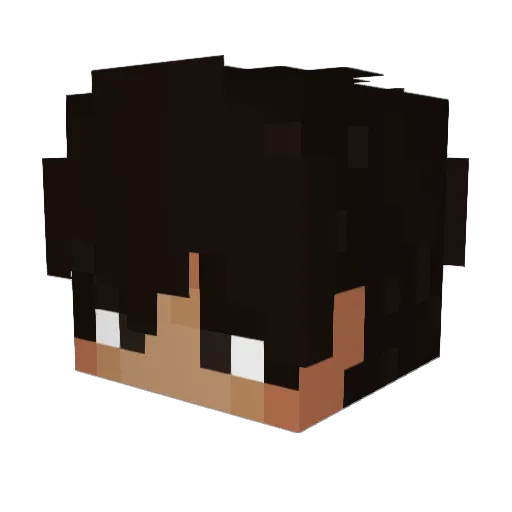 BladeMX Minecraft avatar head, 3D render
