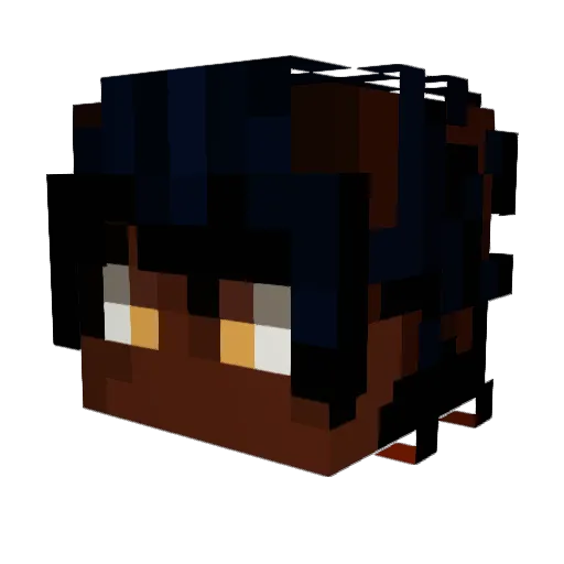 BladeO2 Minecraft avatar head, 3D render
