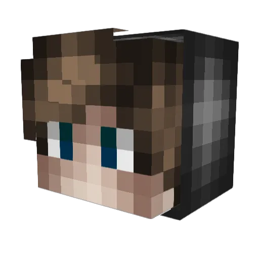 BladeR1M Minecraft avatar head, 3D render