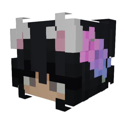 BladeX1800 Minecraft avatar head, 3D render