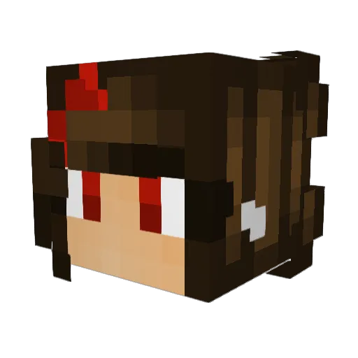 Blade_2 Minecraft avatar head, 3D render