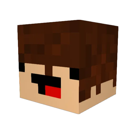 Blade_Phoenix Minecraft avatar head, 3D render
