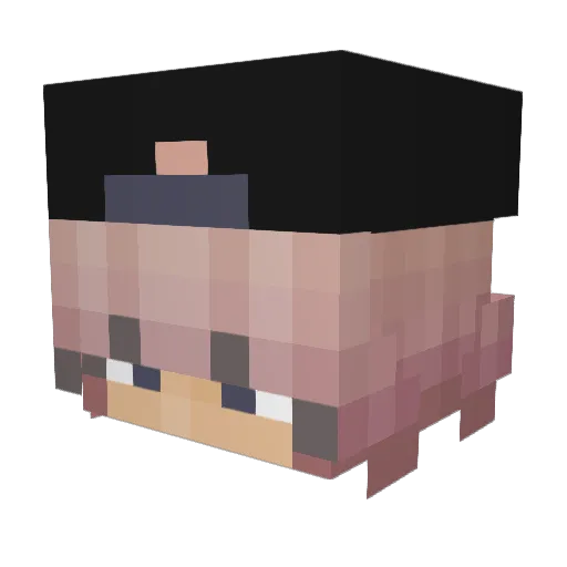 Blade_Sawyer Minecraft avatar head, 3D render