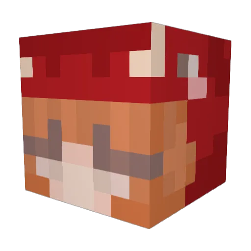 BladeofElly Minecraft avatar head, 3D render