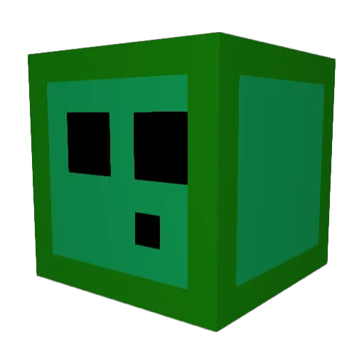 Bladeracer Minecraft avatar head, 3D render