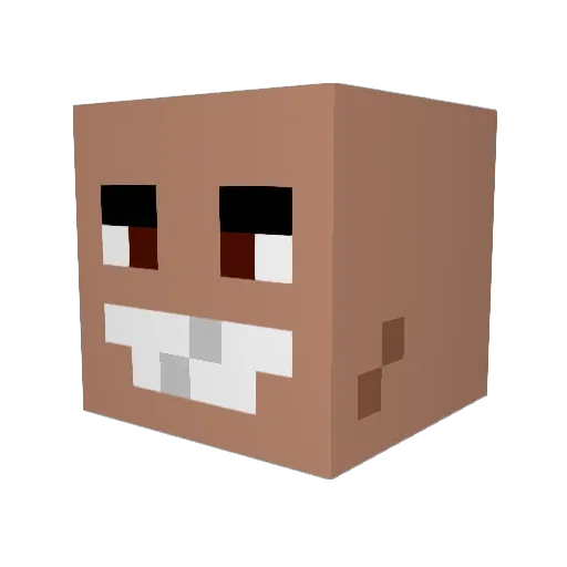 BladesEdge13 Minecraft avatar head, 3D render