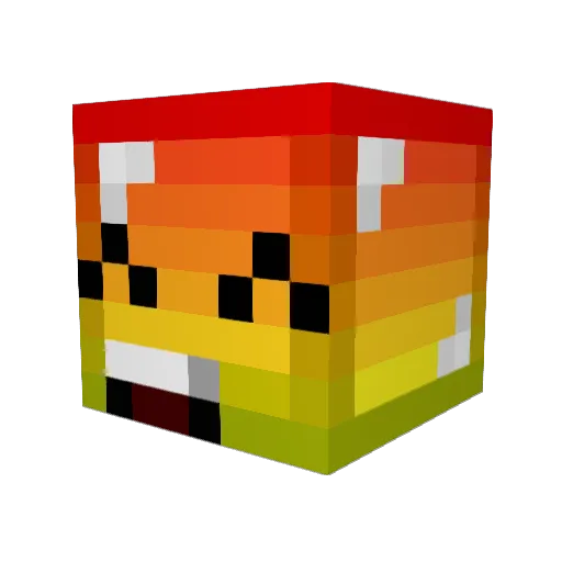 Bladeskid06 Minecraft avatar head, 3D render