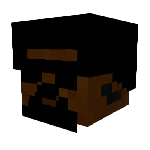Bladevampkiller Minecraft avatar head, 3D render