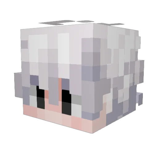 Bladexdz Minecraft avatar head, 3D render