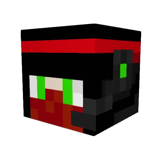Bladezone13 Minecraft avatar head, 3D render